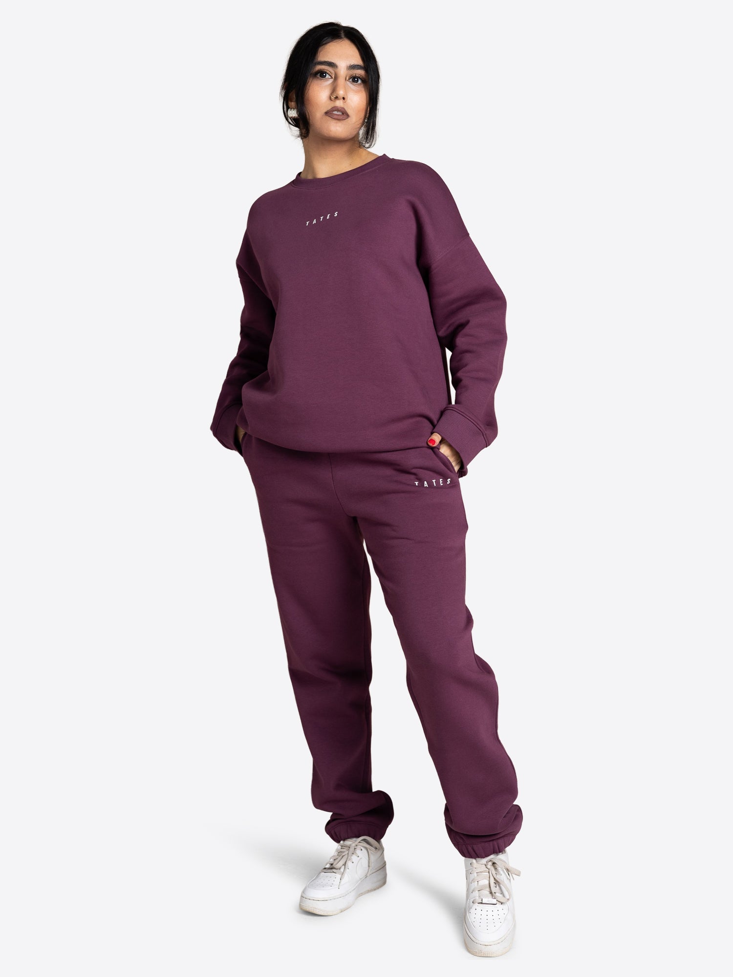 Original Wide Waistband Sweater – Aubergine