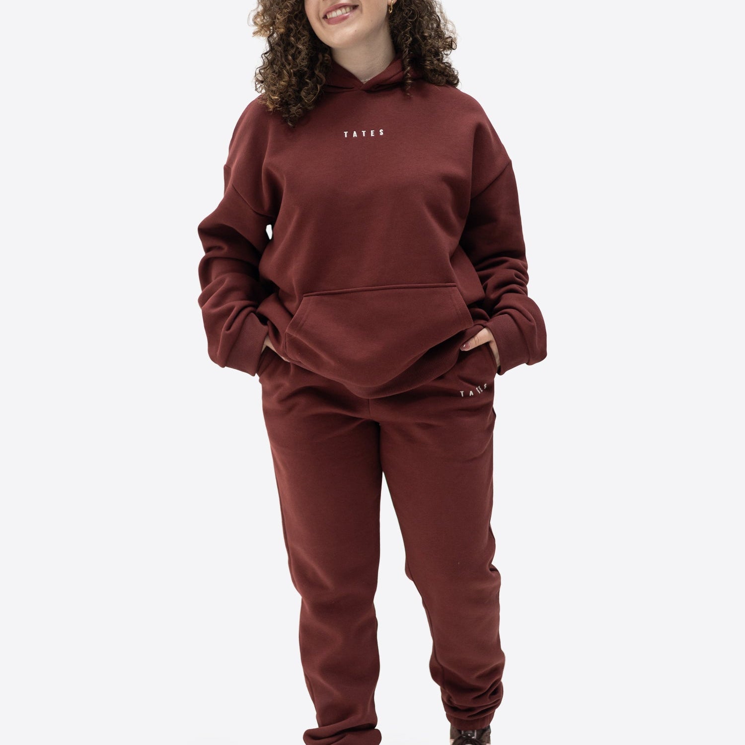 Original Wide Waistband Hoodie – Bordeaux