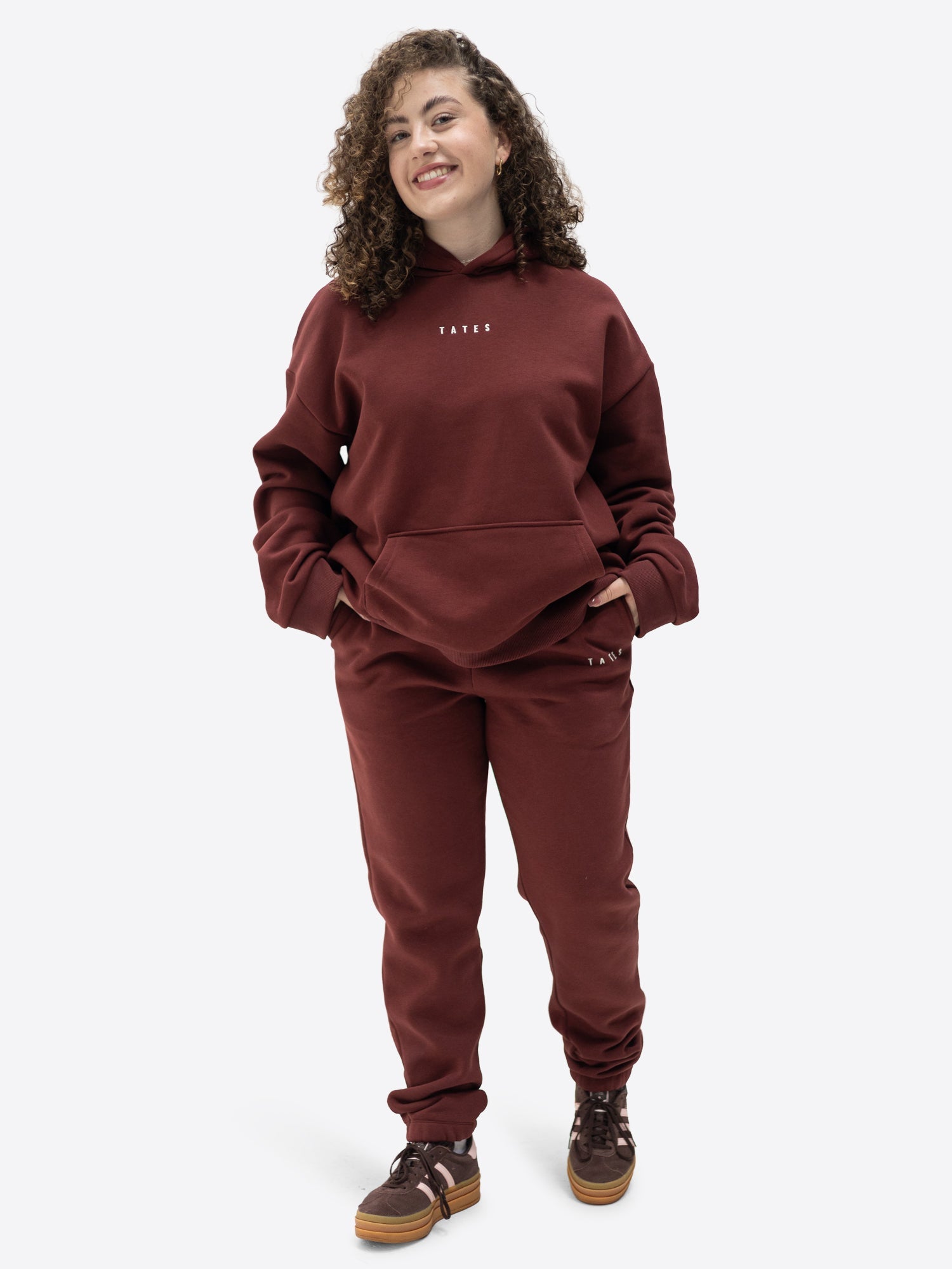 Original Wide Waistband Hoodie – Bordeaux