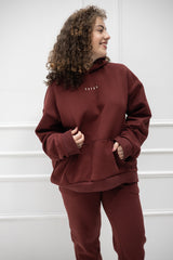 Tates Oversize Hoodie wide waistband