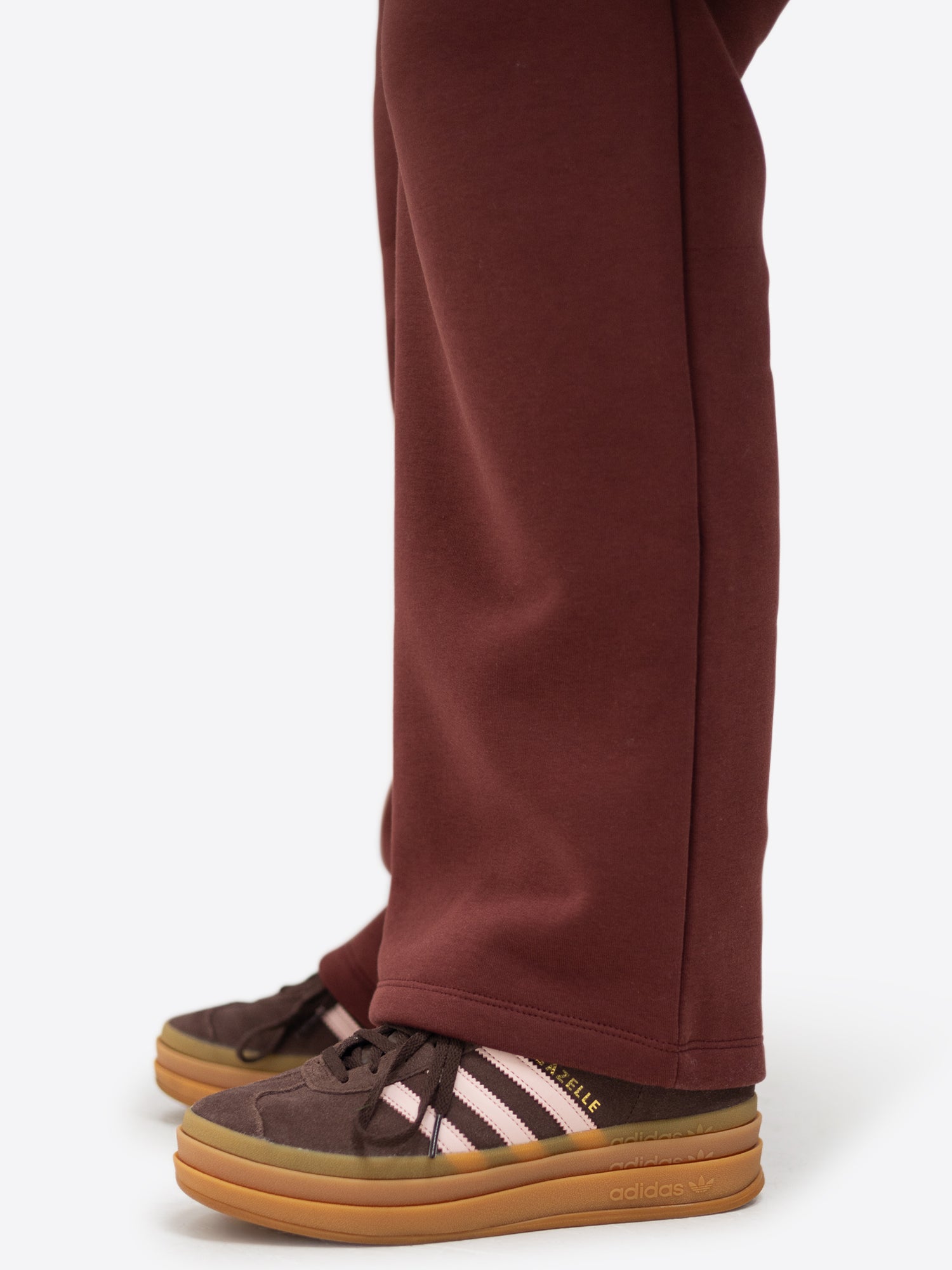 Jogginghose wide leg – Bordeaux