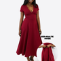 Midi Skort Kleid Marli - Cranberry
