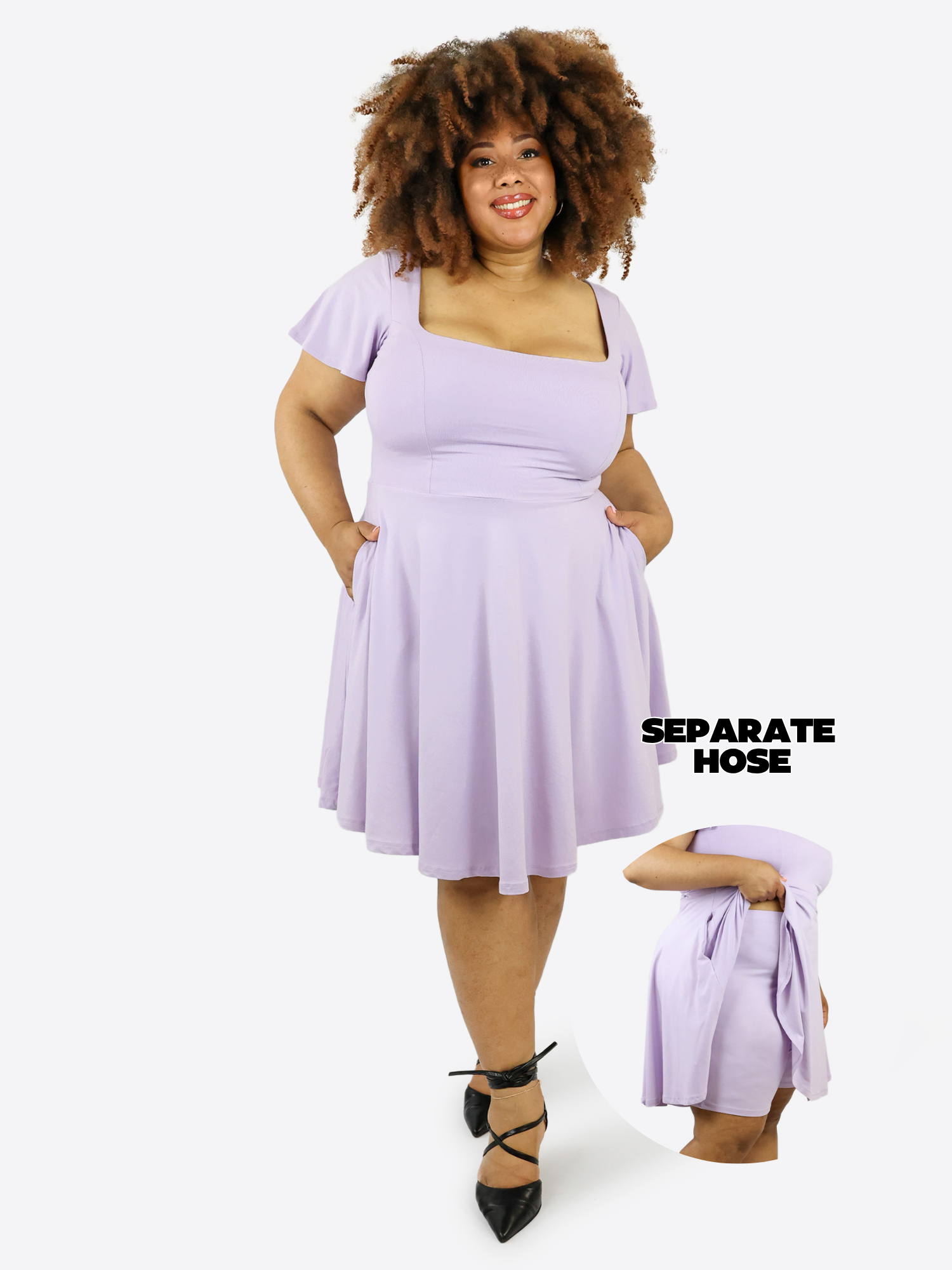 Classic Skort Kleid Ivy - Flieder