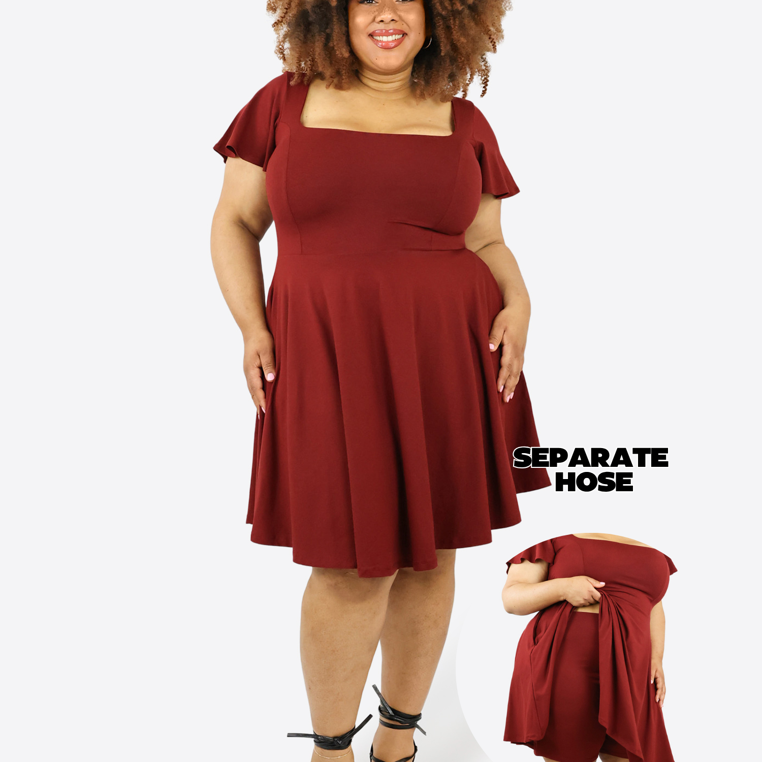 Classic Skort Kleid Ivy - Bordeaux