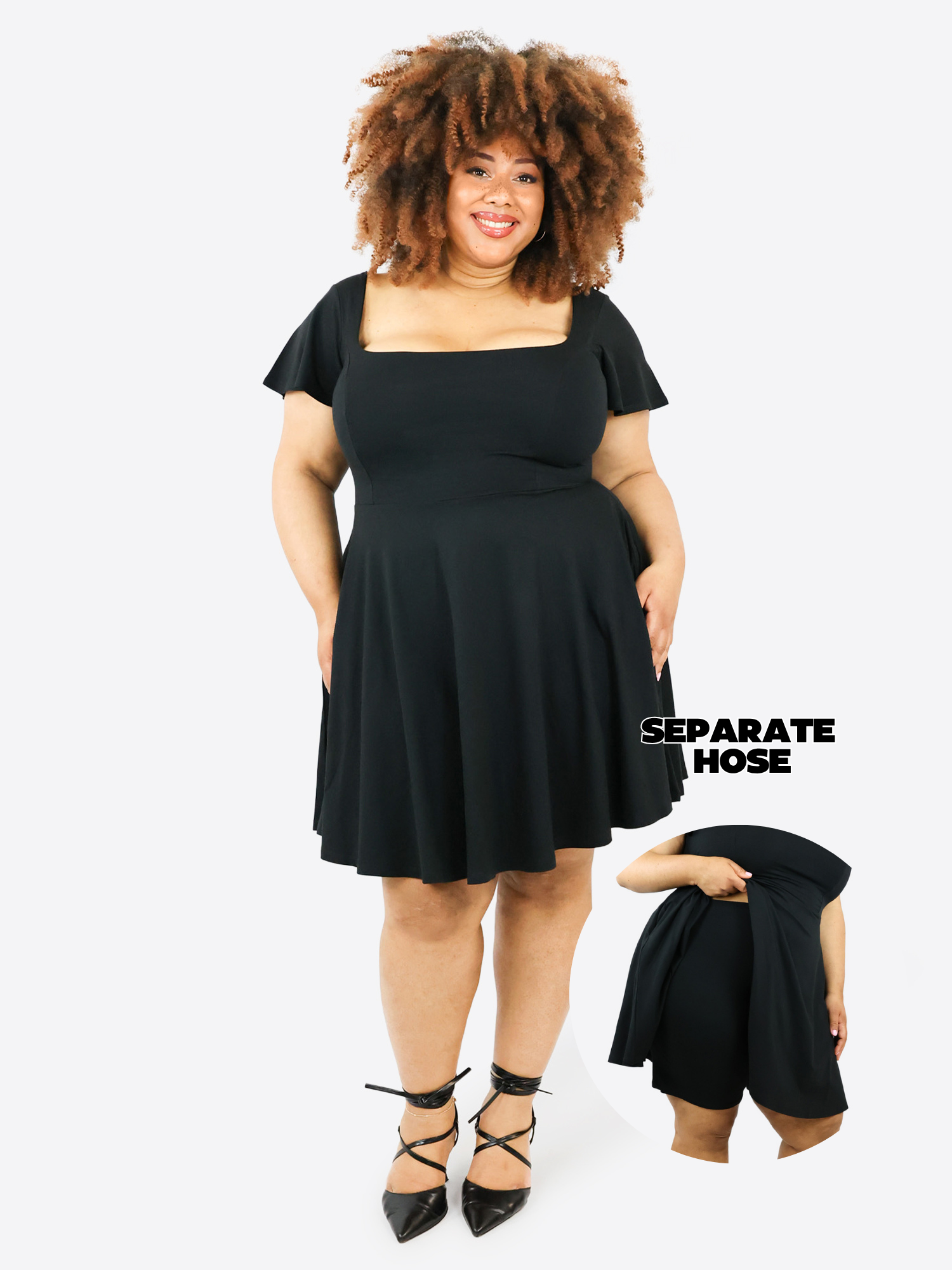 Classic Skort Kleid Ivy - Schwarz