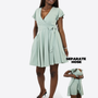 Classic Wickelkleid Carina - Aloe