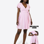 Classic Wickelkleid Carina - Rosa