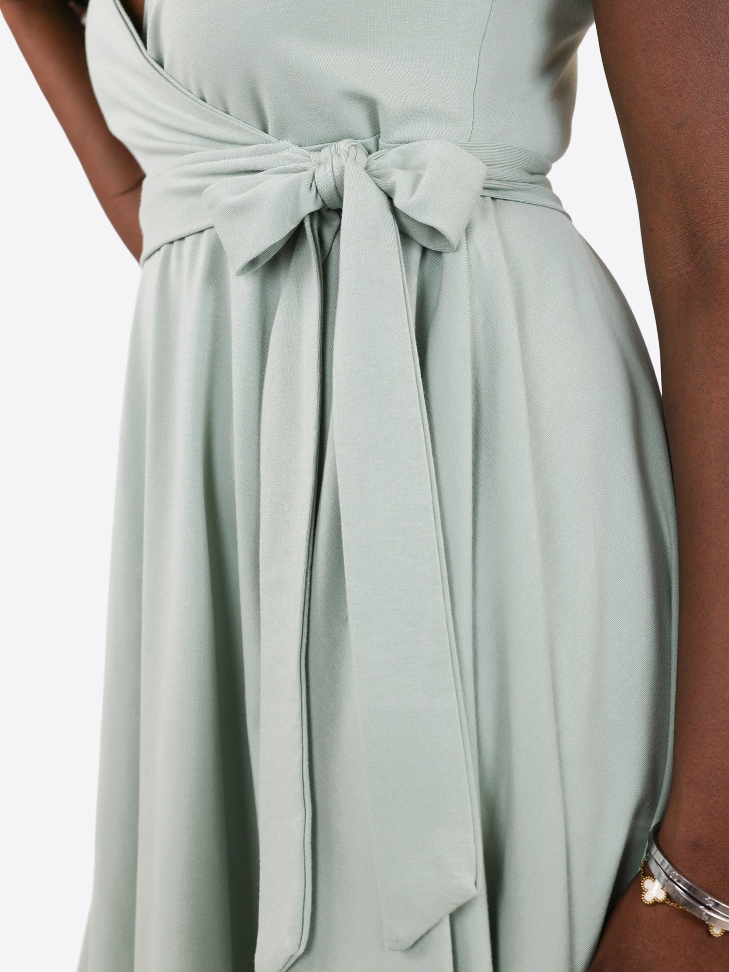 Classic Wickelkleid Carina - Aloe
