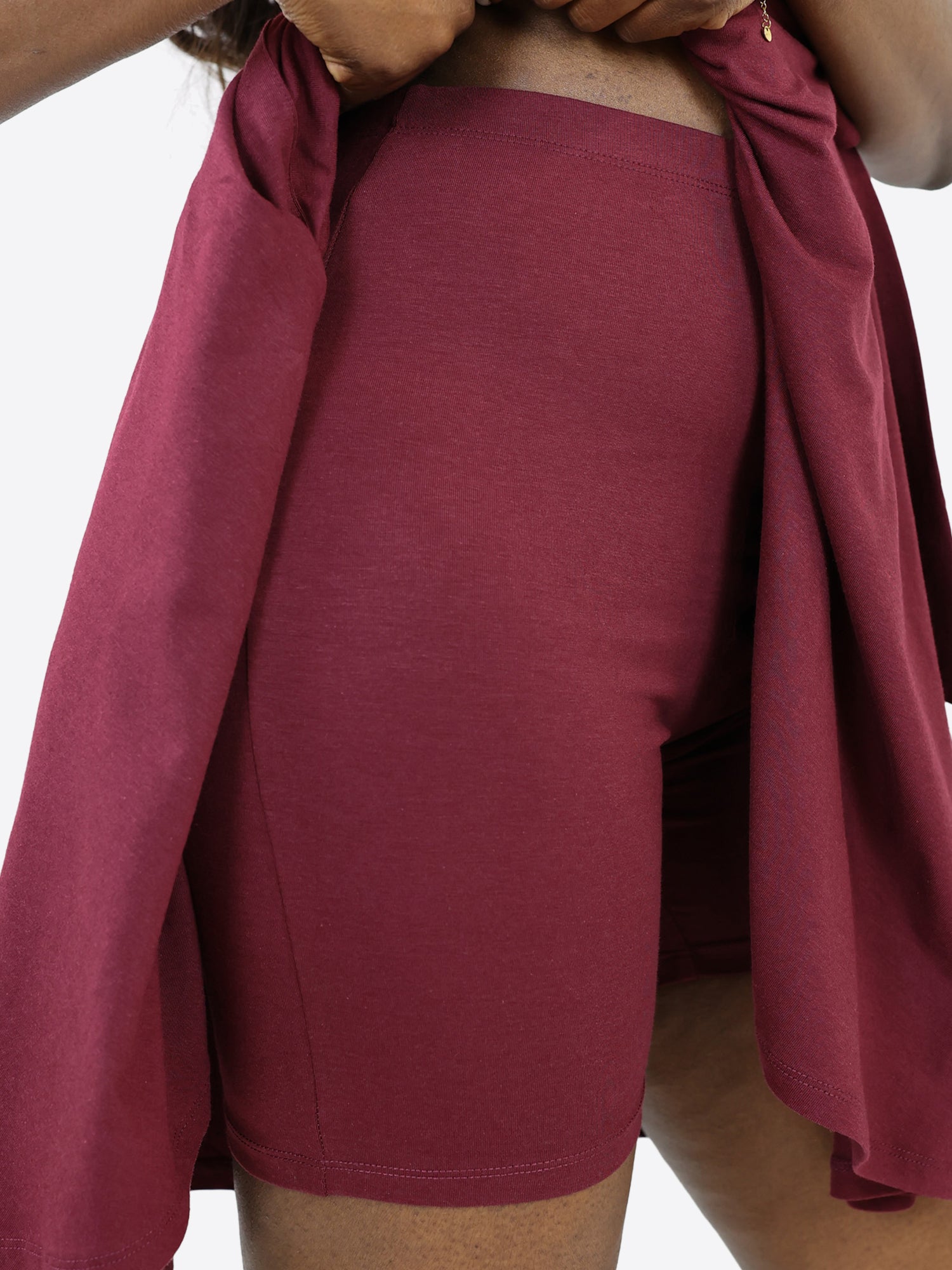 Classic Wickelkleid Carina - Plum