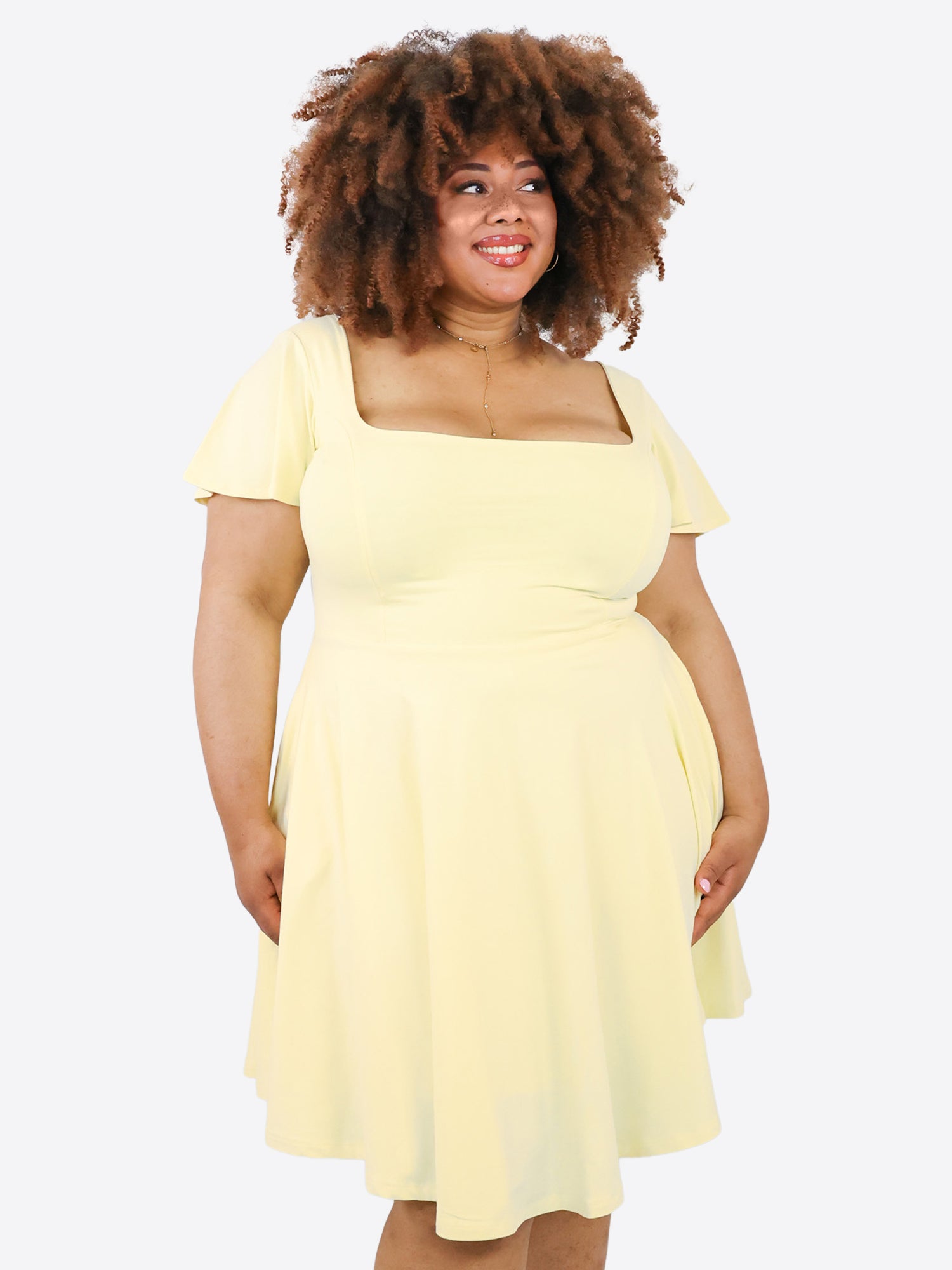 Classic Skort Kleid Ivy - Pastellgelb
