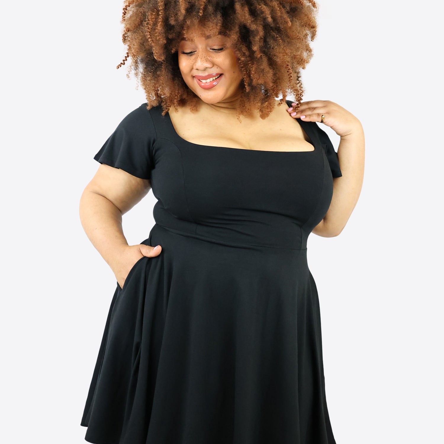 Classic Skort Kleid Ivy - Schwarz