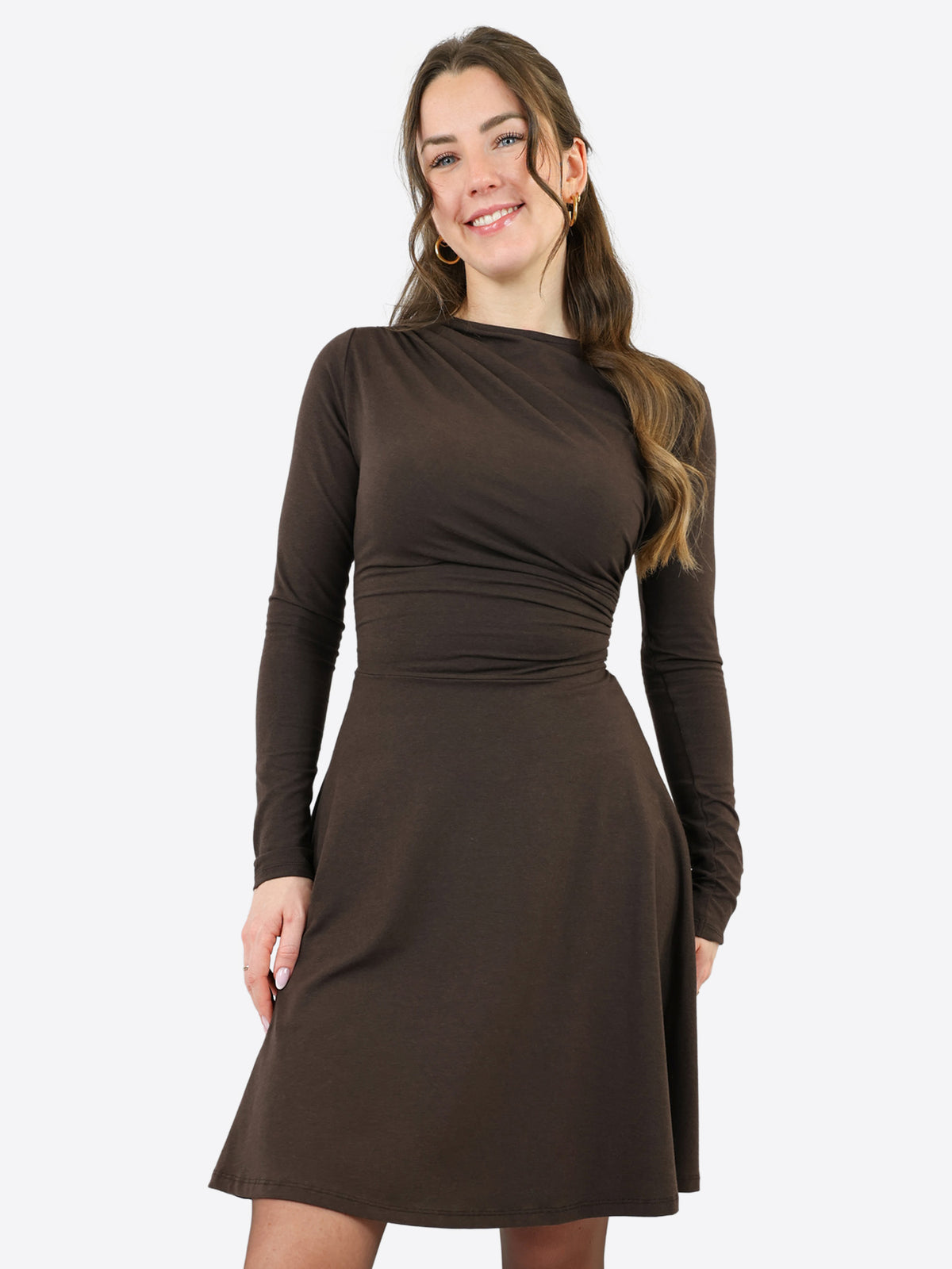 Classic Skort Kleid Clare - Dark Chocolate