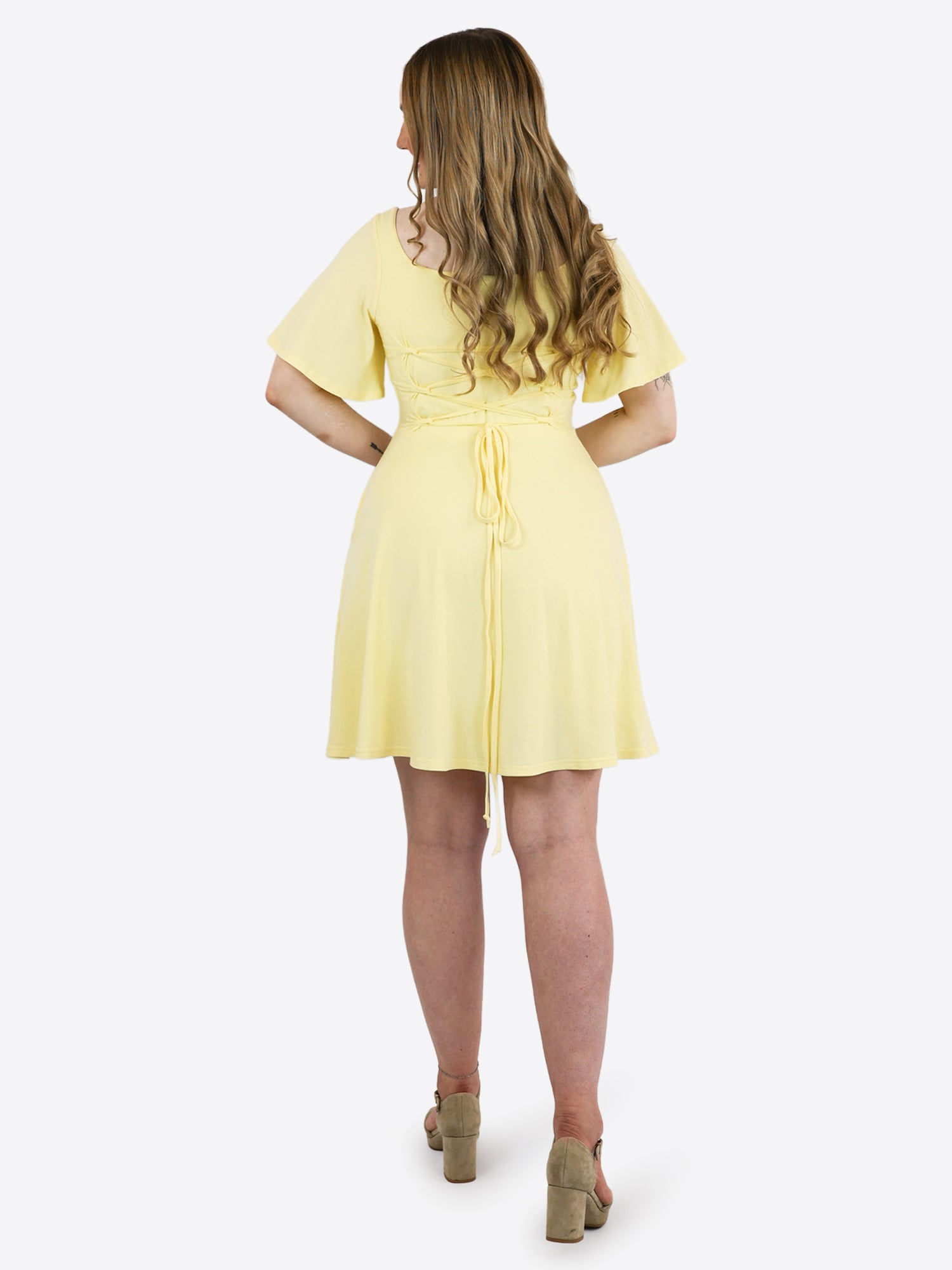 Classic Skort Kleid Mara - Pastellgelb