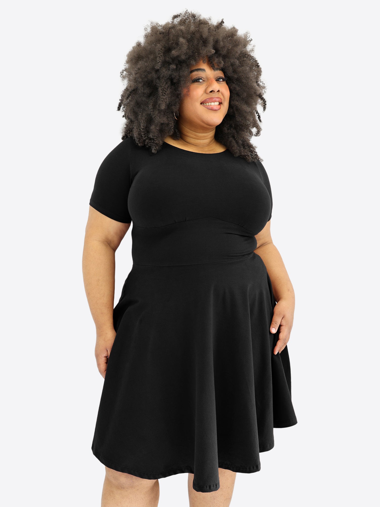 Classic Skort Kleid - Schwarz