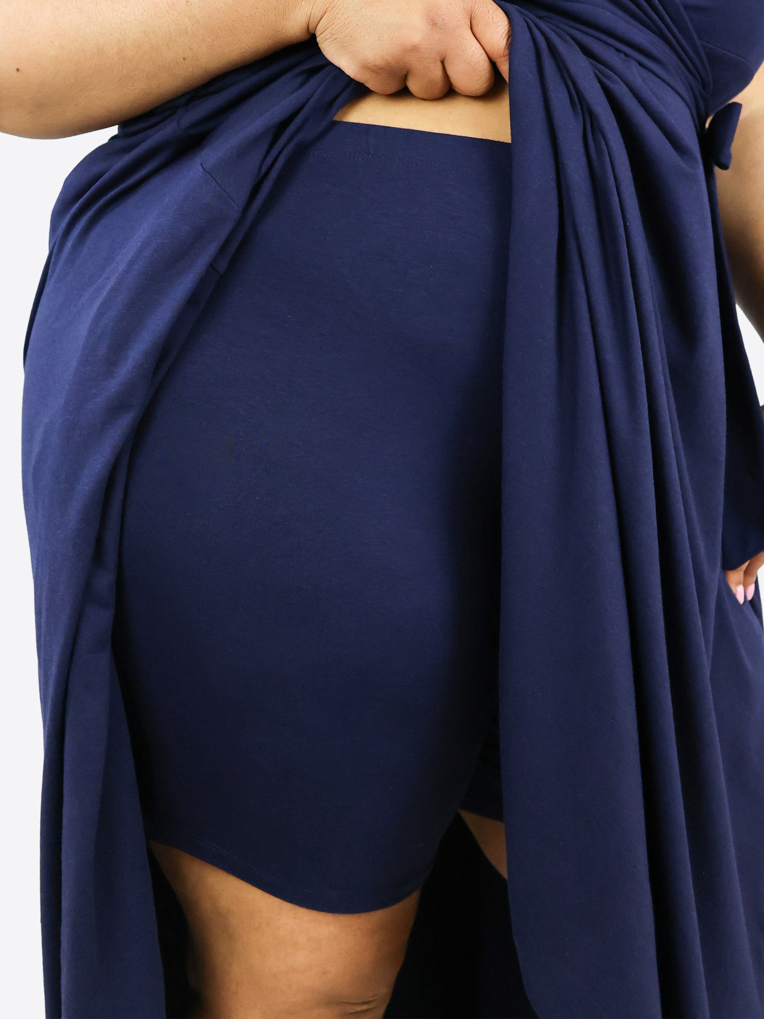 Midi Wickelkleid Carina - Midnight Blue