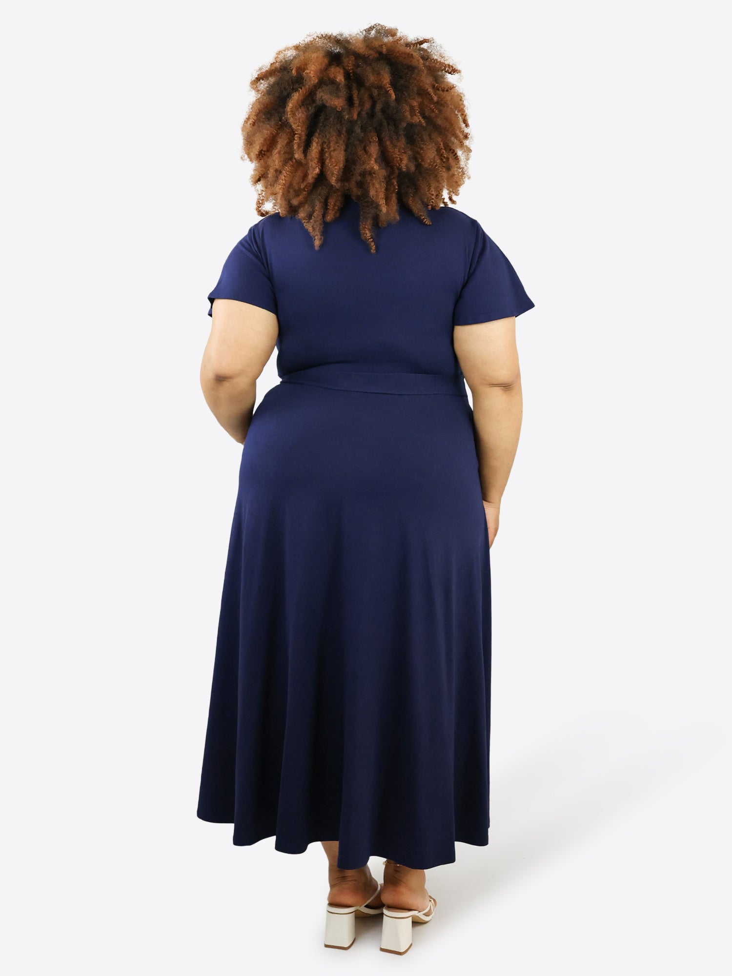 Midi Wickelkleid Carina - Midnight Blue