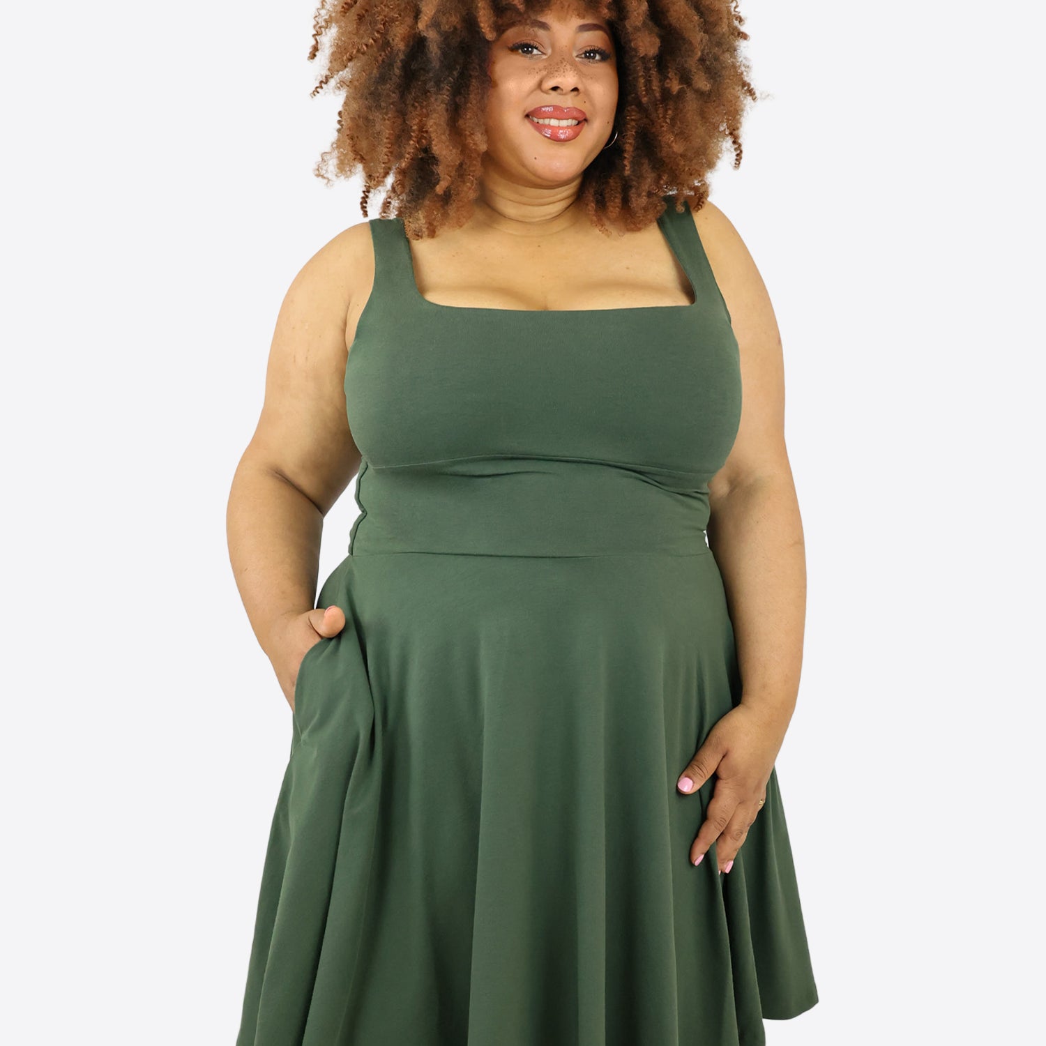 Classic Skort Kleid Anny - Olive