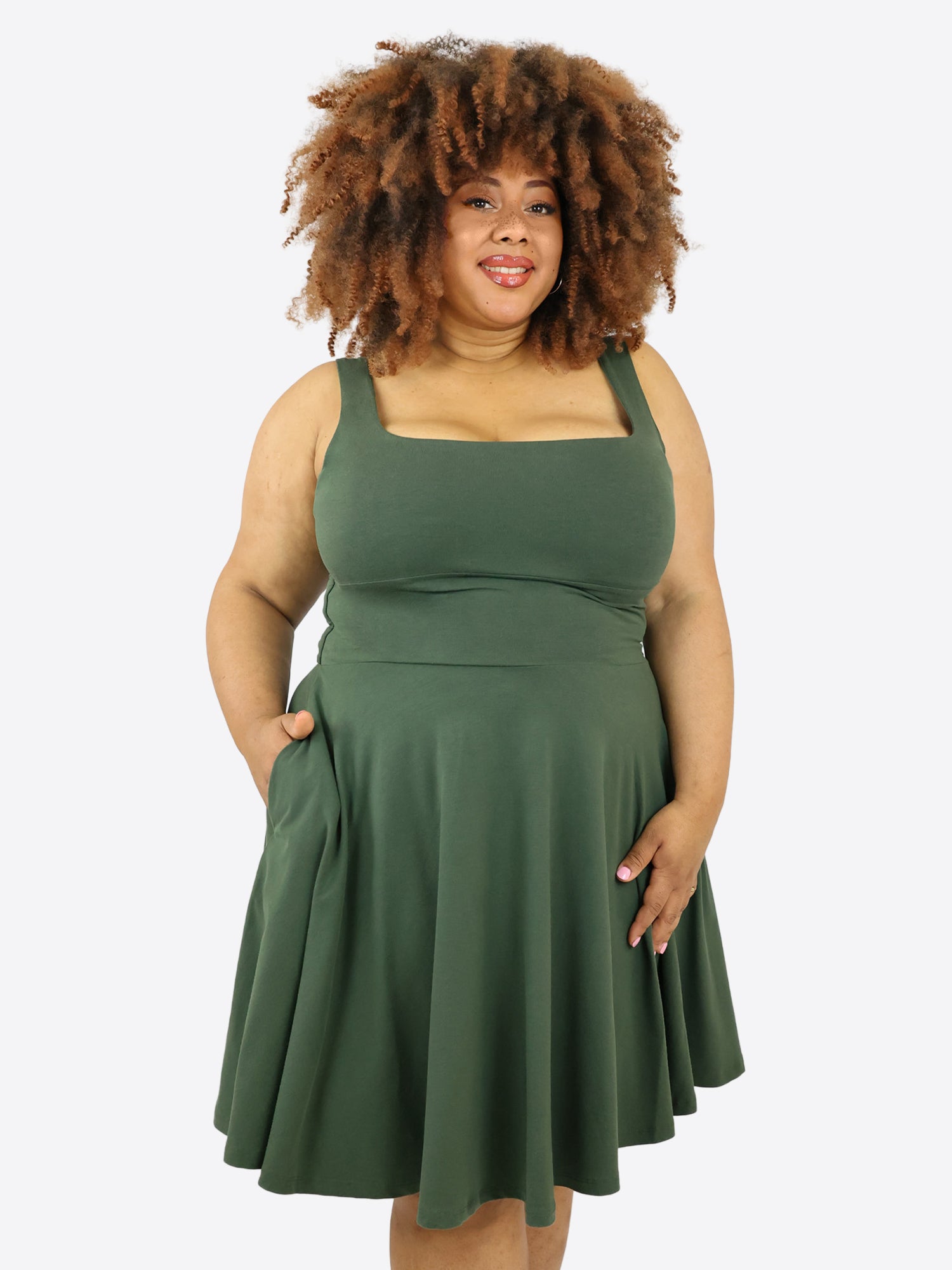 Classic Skort Kleid Anny - Olive