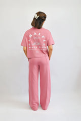 New Soft Touch T-Shirt Crop Version "Amalfi Beach Club"