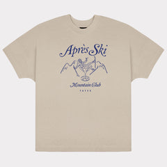 Soft Touch T-Shirt (Oversized) "Après Ski Mountain Club"