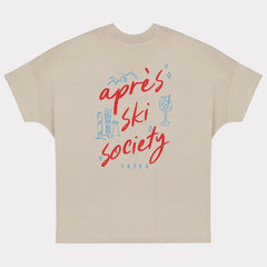 Soft Touch T-Shirt (Oversized) "Après Ski Society"