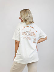 New Soft Touch T-Shirt (Oversized) "Autumn Girl Era"