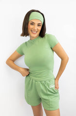 Light Jogginghose kurz mit Biese