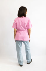 T-Shirt mit Schleifen-Bindung
