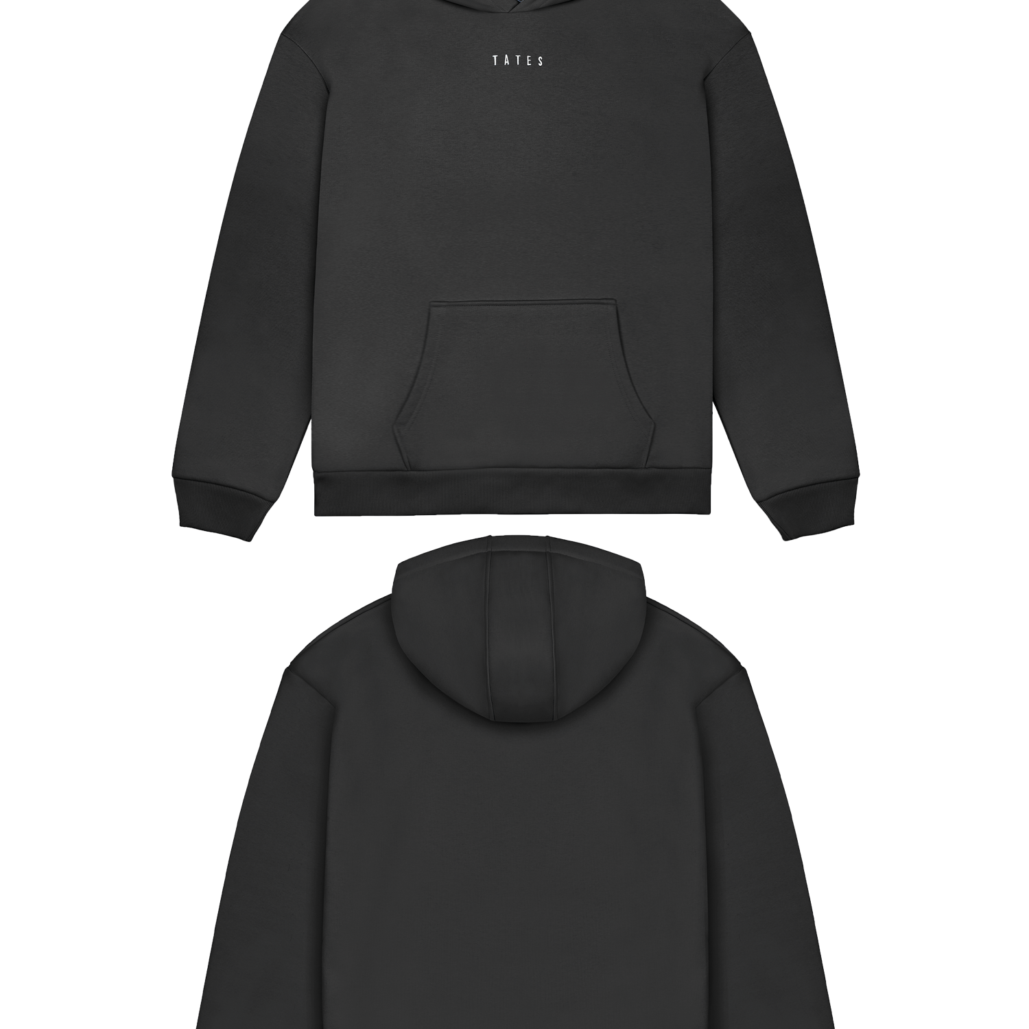 Basic (Build your own) Original Wide Waistband Hoodie 2.0 – Schwarz