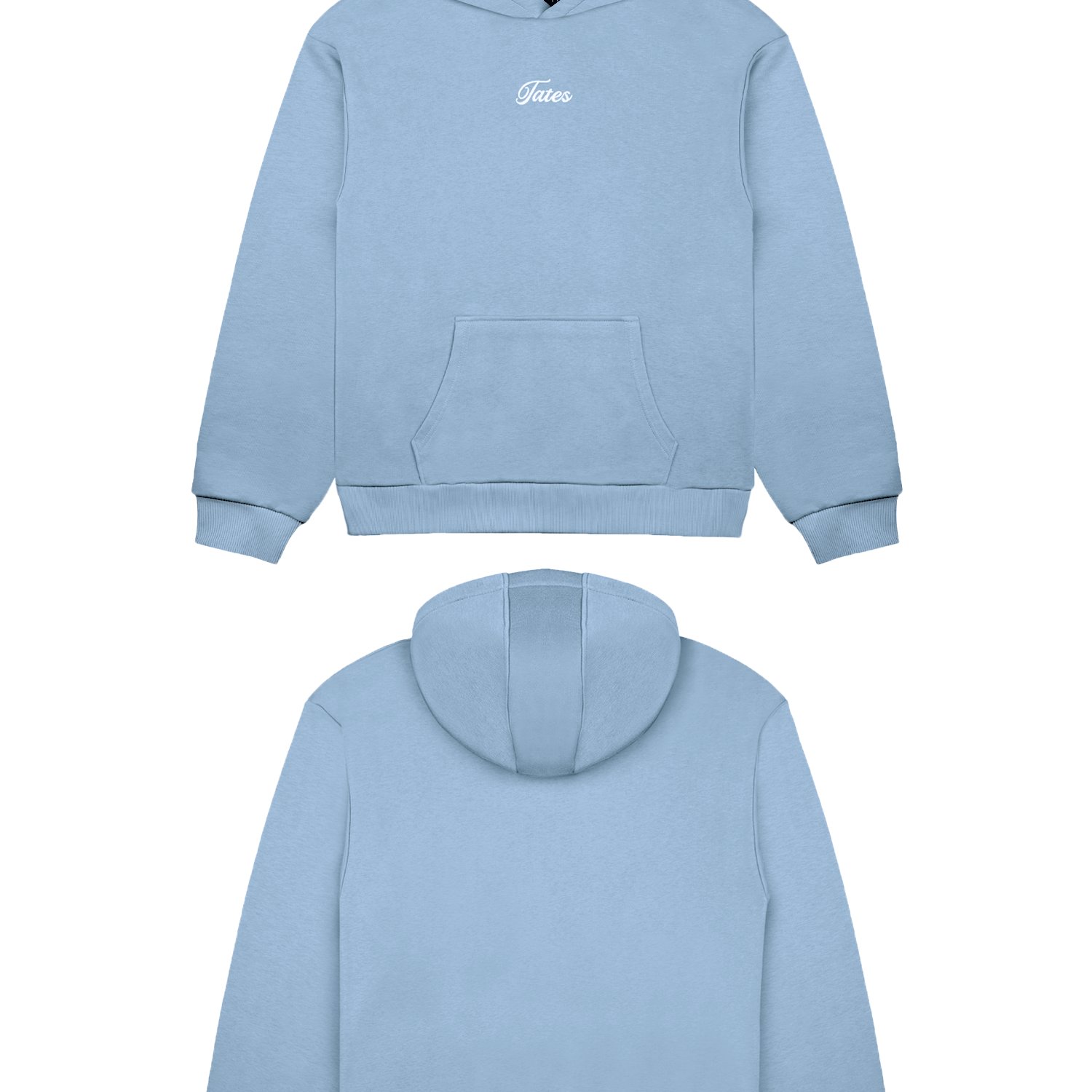 Basic (Build your own) Original Light Regular Waistband Hoodie – Dusty Blue