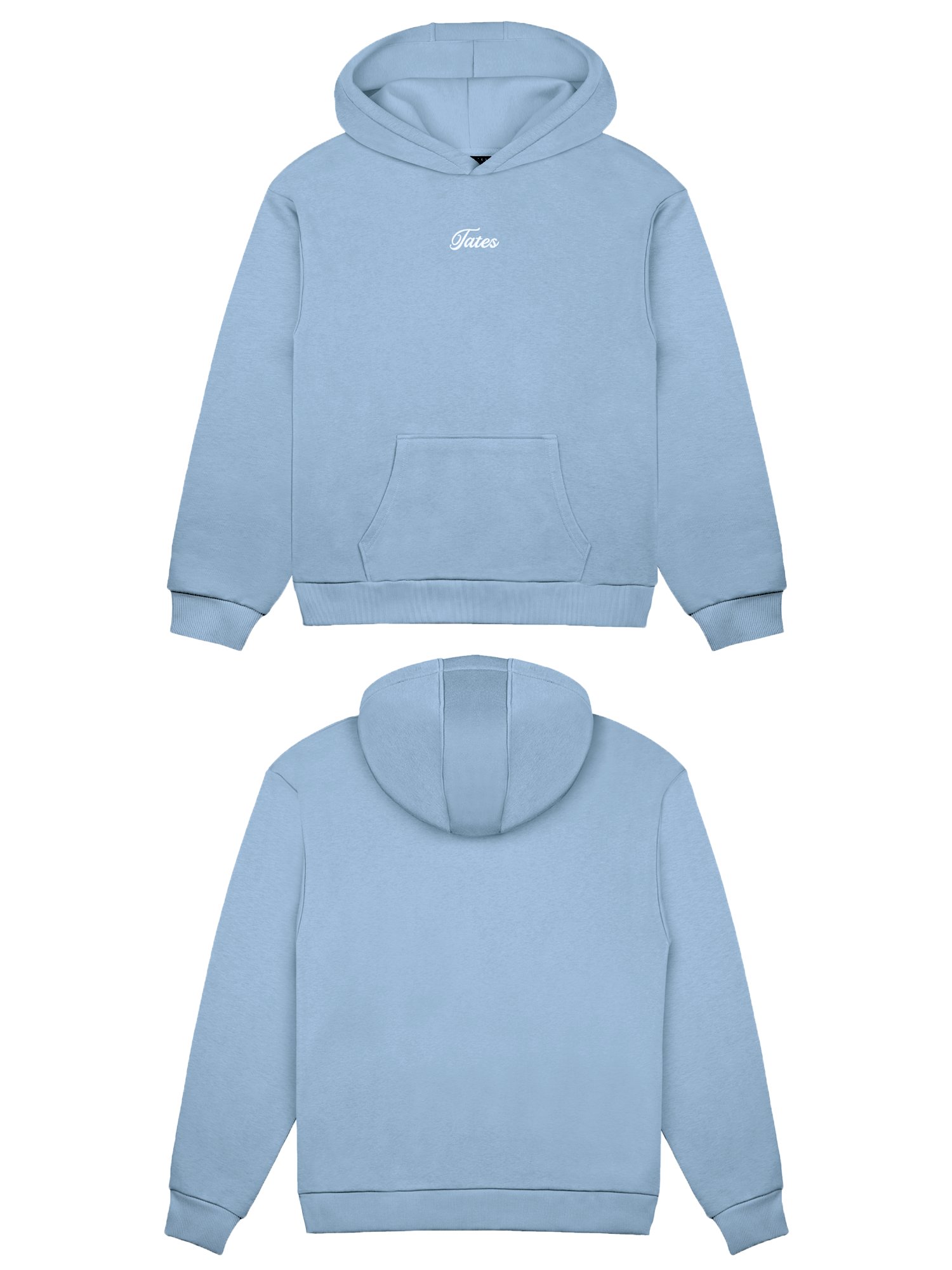 Basic (Build your own) Original Light Regular Waistband Hoodie – Dusty Blue