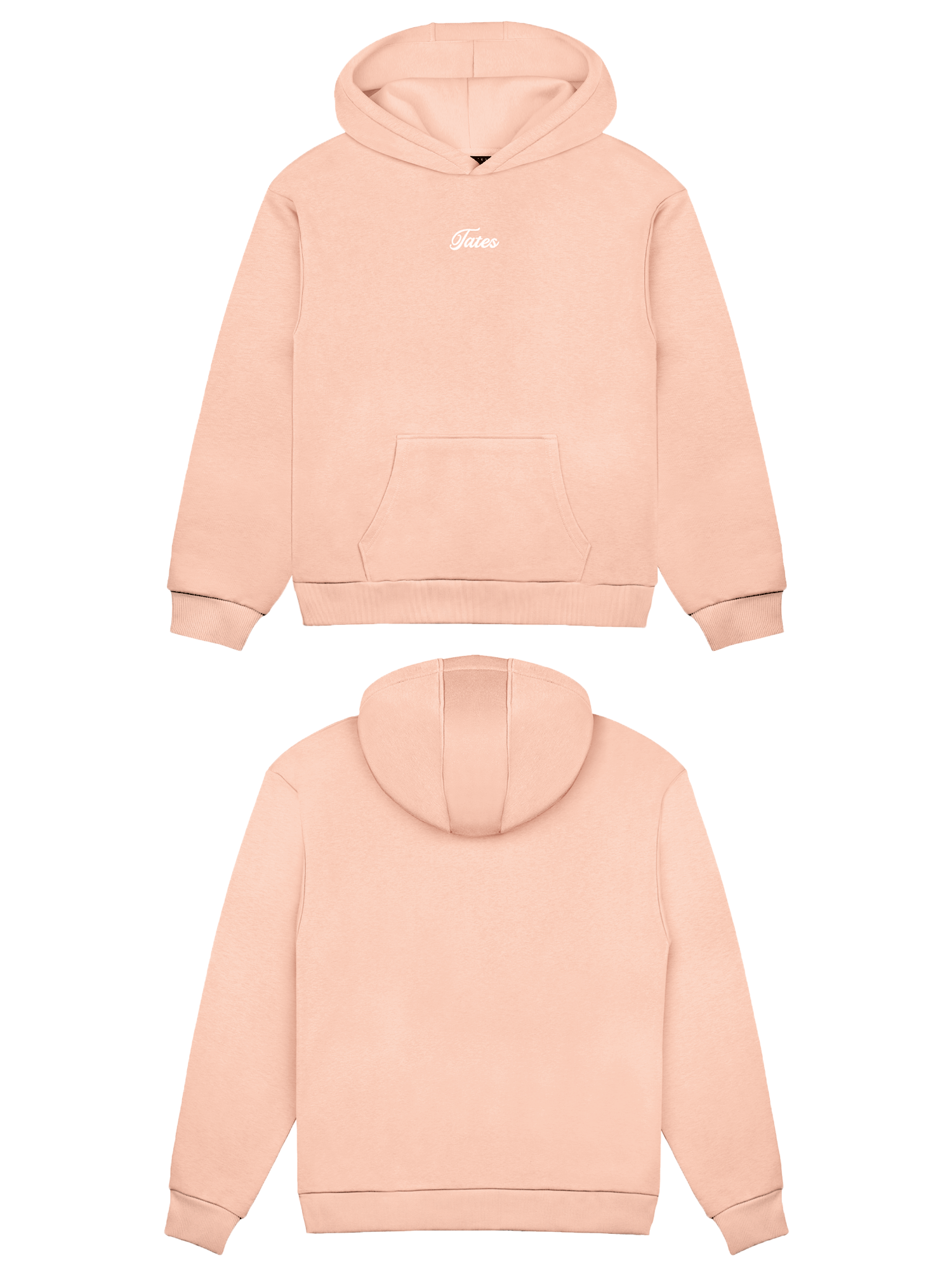 Basic (Build your own) Original Light Regular Waistband Hoodie – Peach