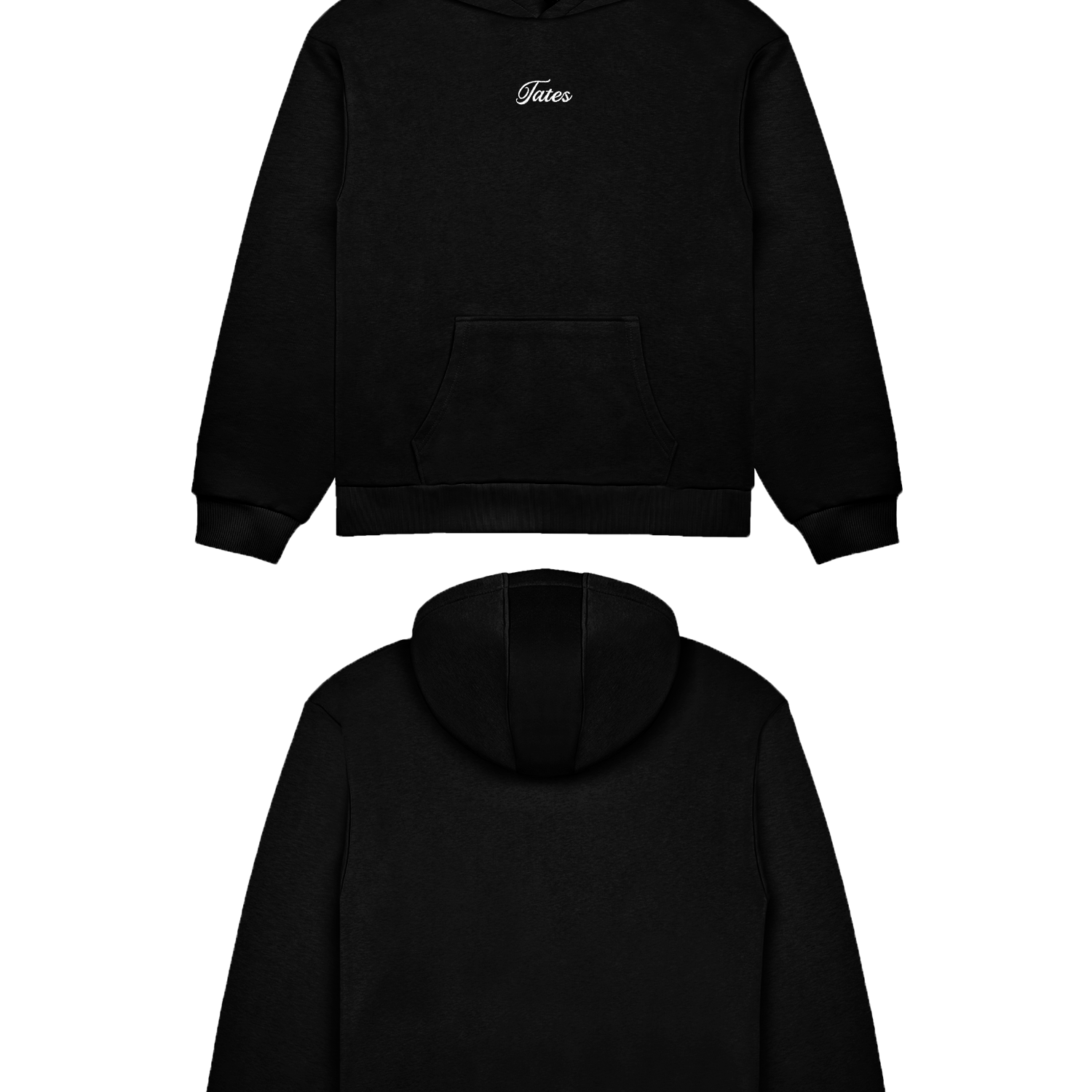 Basic (Build your own) Original Light Wide Waistband Hoodie – Schwarz