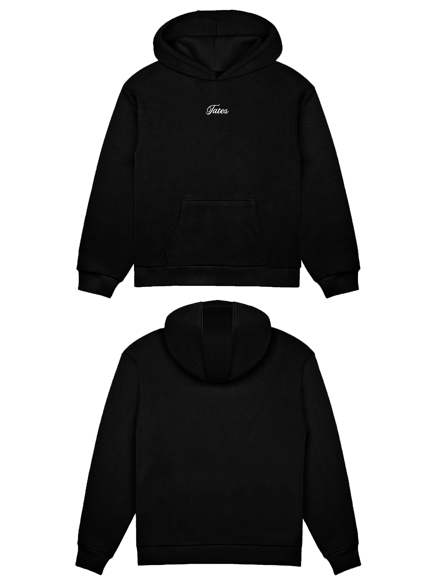 Basic (Build your own) Original Light Wide Waistband Hoodie – Schwarz