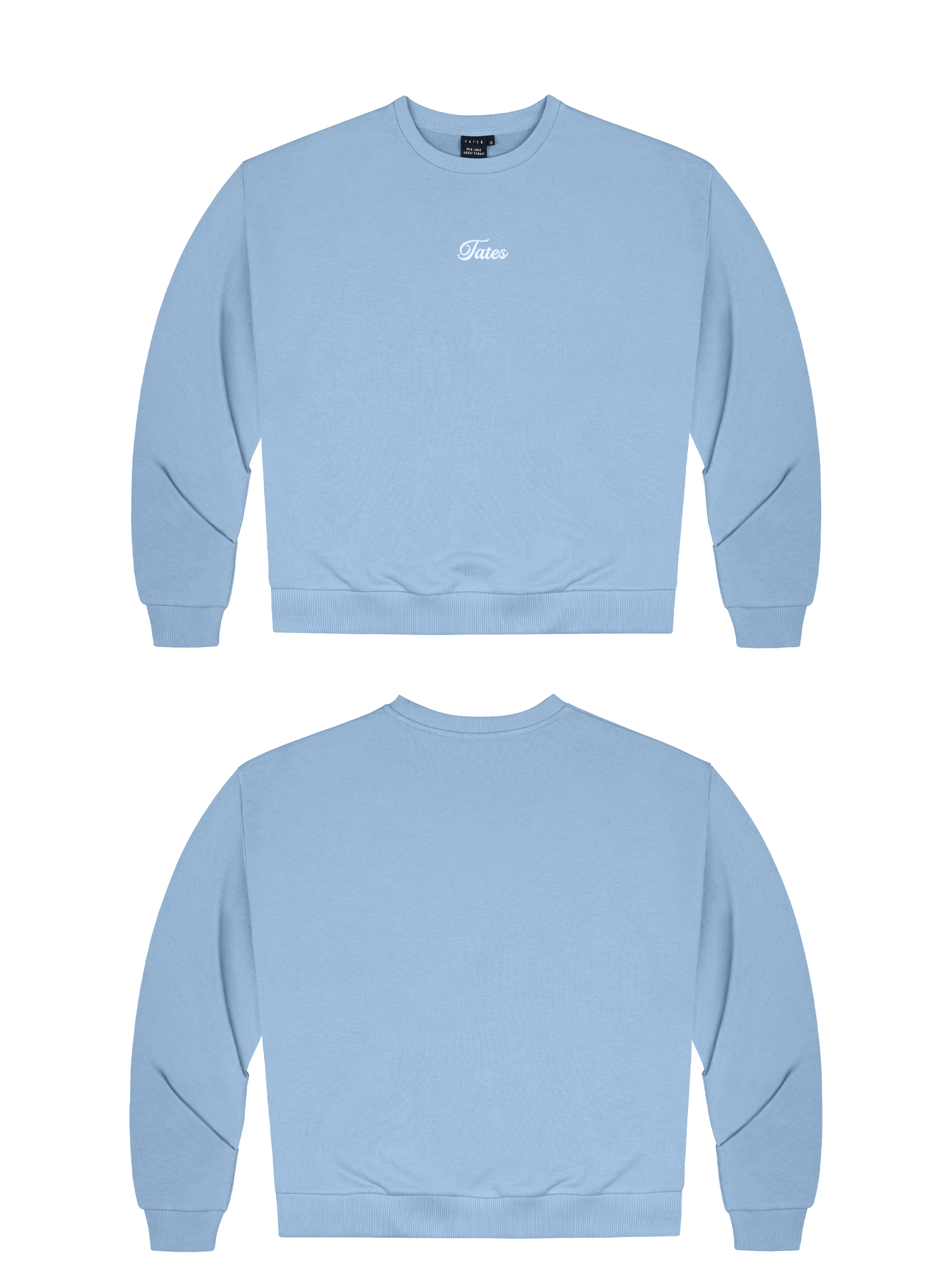 Basic (Build your own) Light Sweater – Dusty Blue