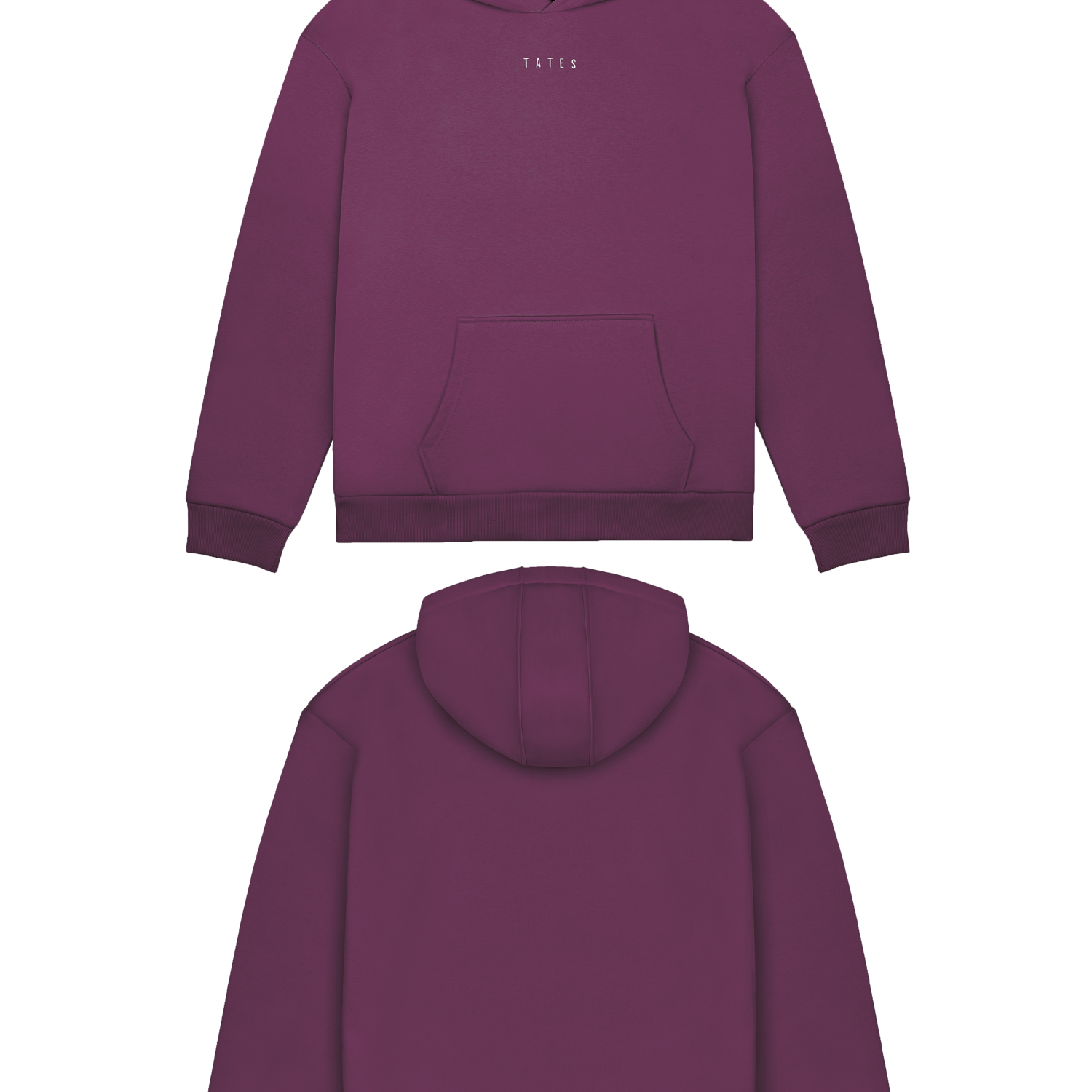 Basic (Build your own) Original Wide Waistband Hoodie – Aubergine