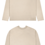 Basic (Build your own) Oversized Longsleeve – Beige
