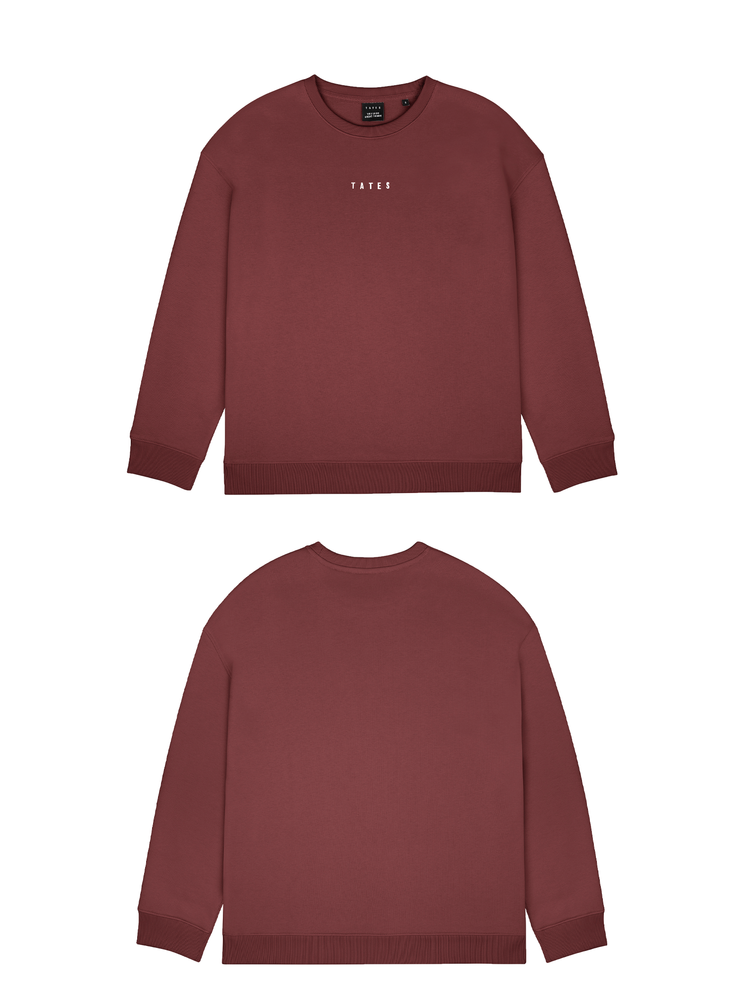 Basic (Build your own) Original Wide Waistband Sweater – Bordeaux