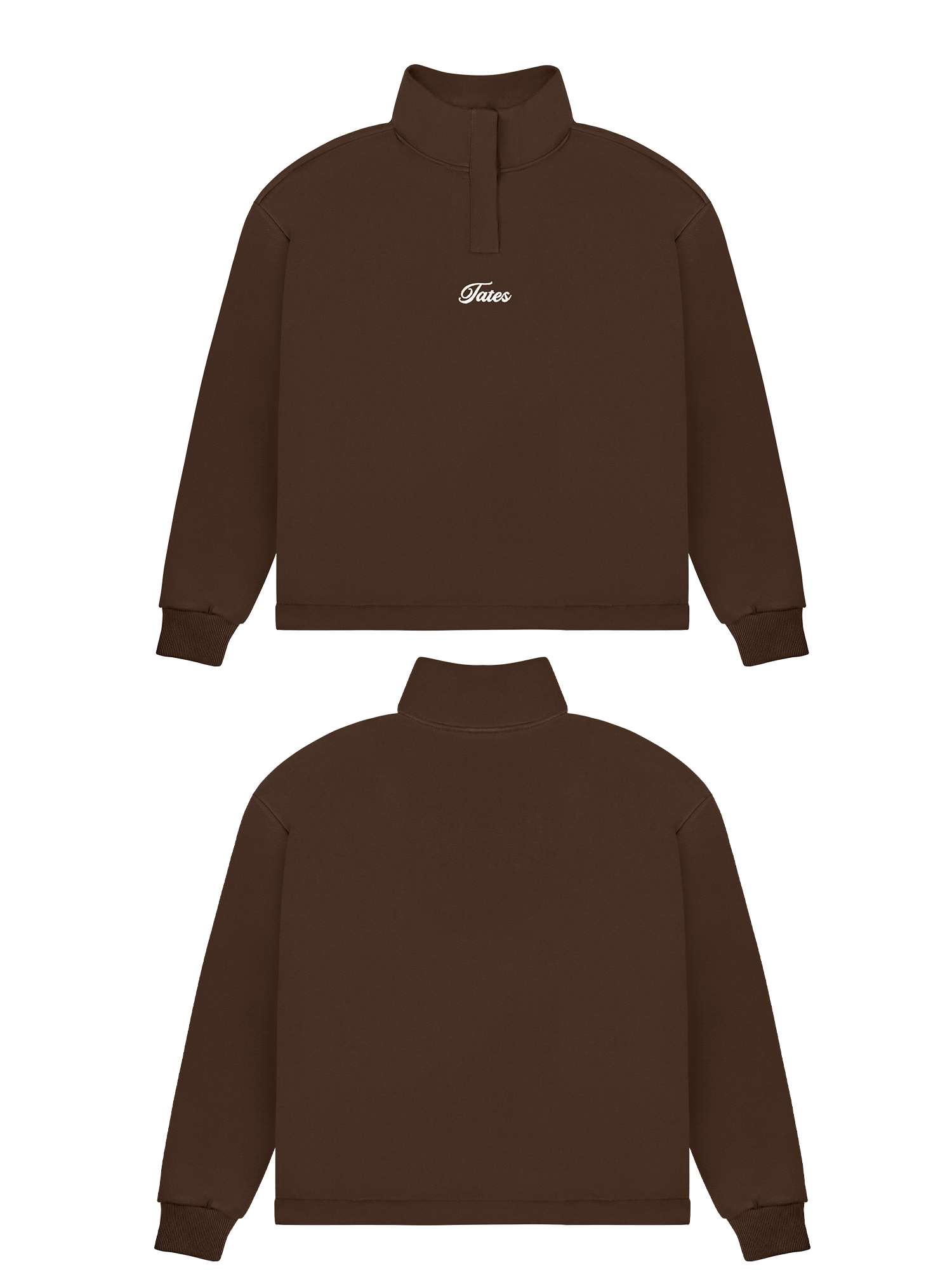 Basic (Build your own) Verstellbarer Crop Sweater – Espresso