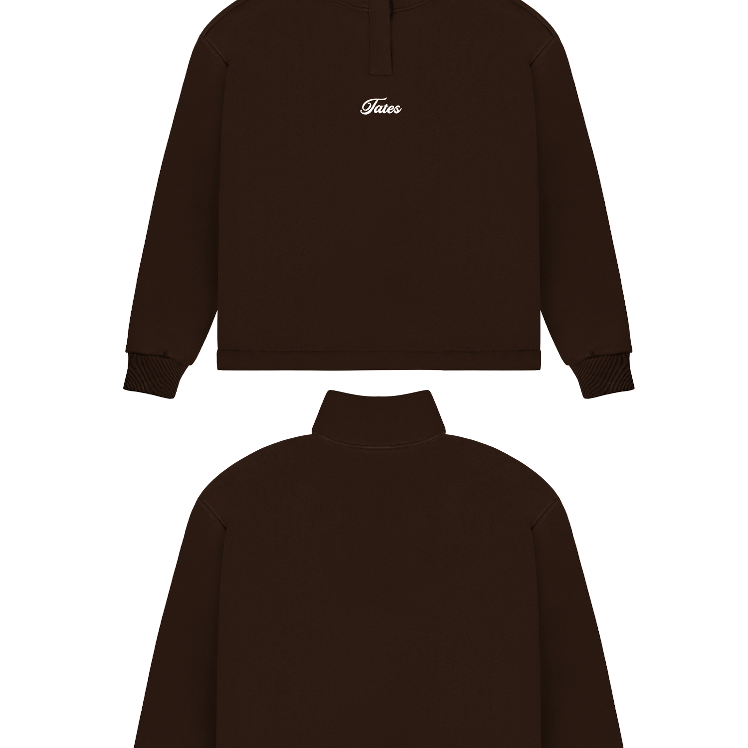 Basic (Build your own) Verstellbarer Original Crop Sweater – Espresso
