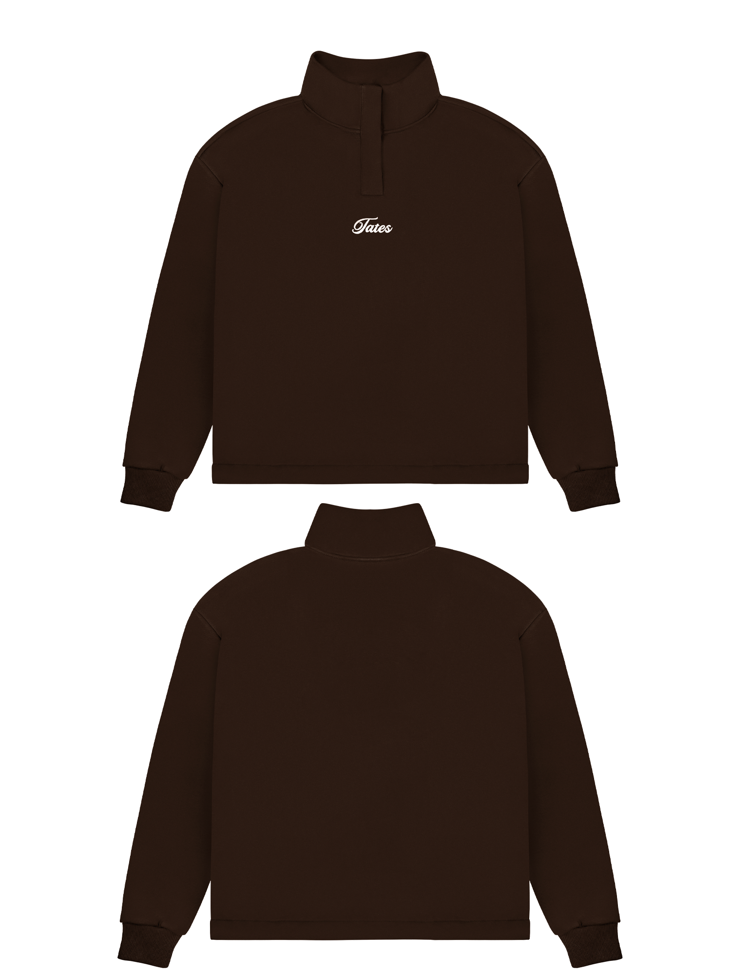 Basic (Build your own) Verstellbarer Original Crop Sweater – Espresso