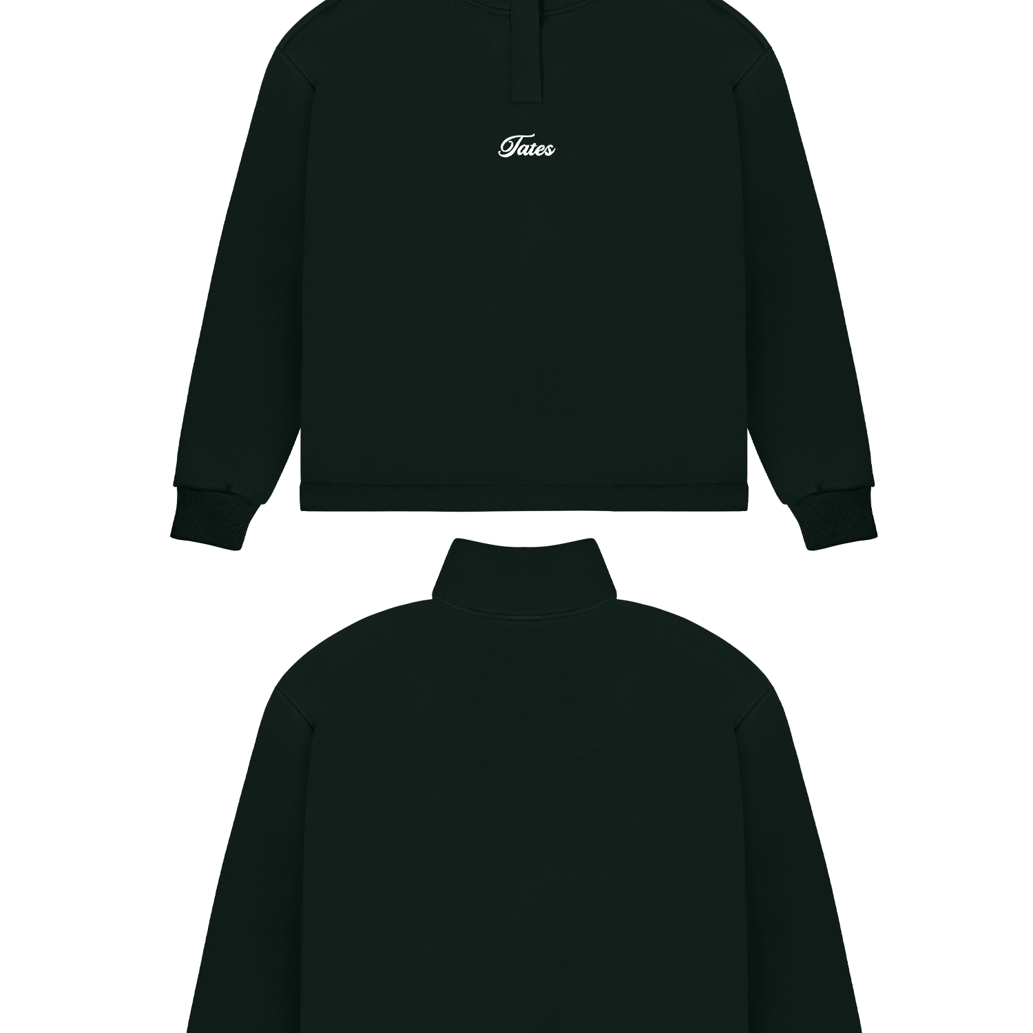 Basic (Build your own) Verstellbarer Original Crop Sweater – Pine Green