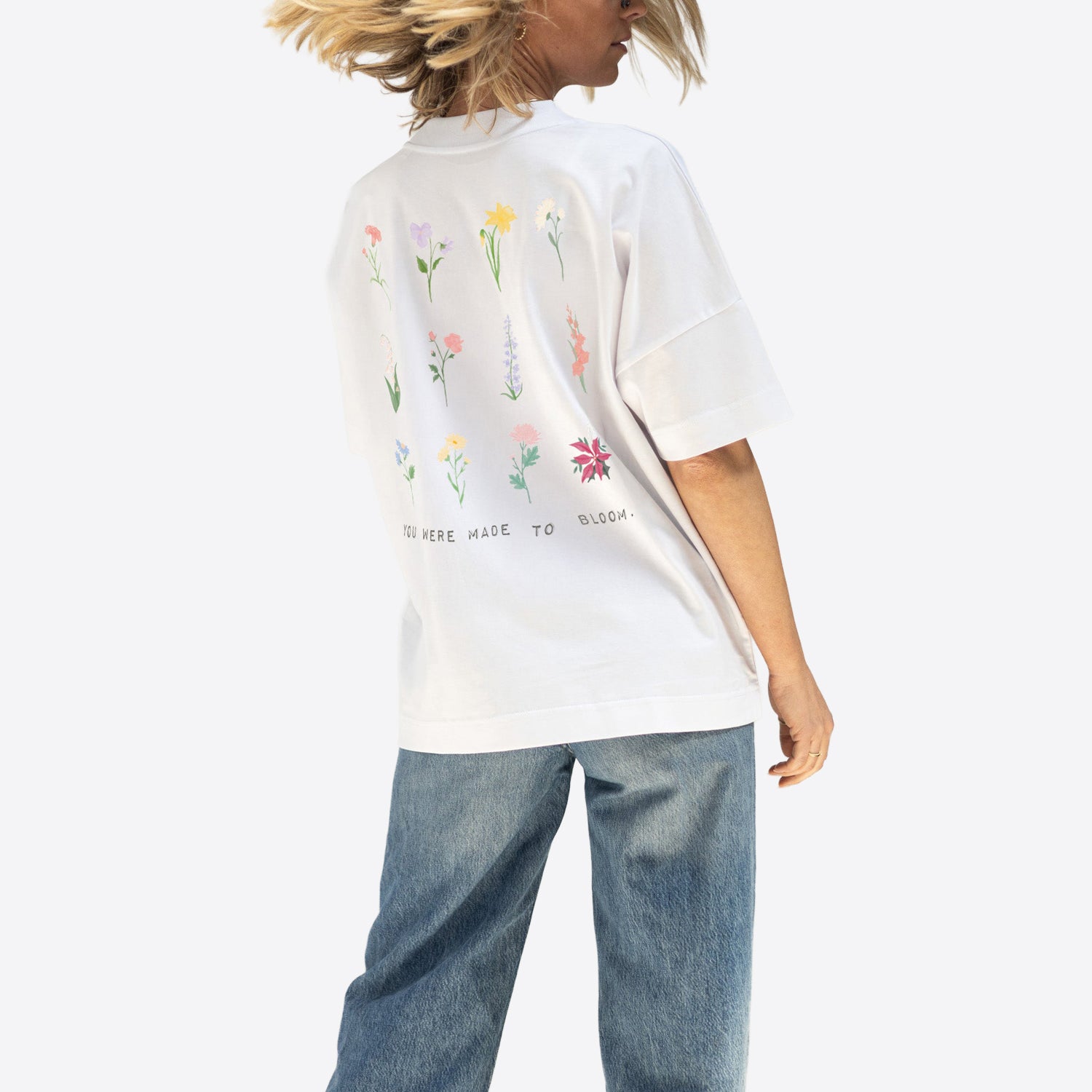 T-Shirt (Oversized) "Birthflowers"