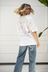 T-Shirt (Oversized) "Birthflowers"