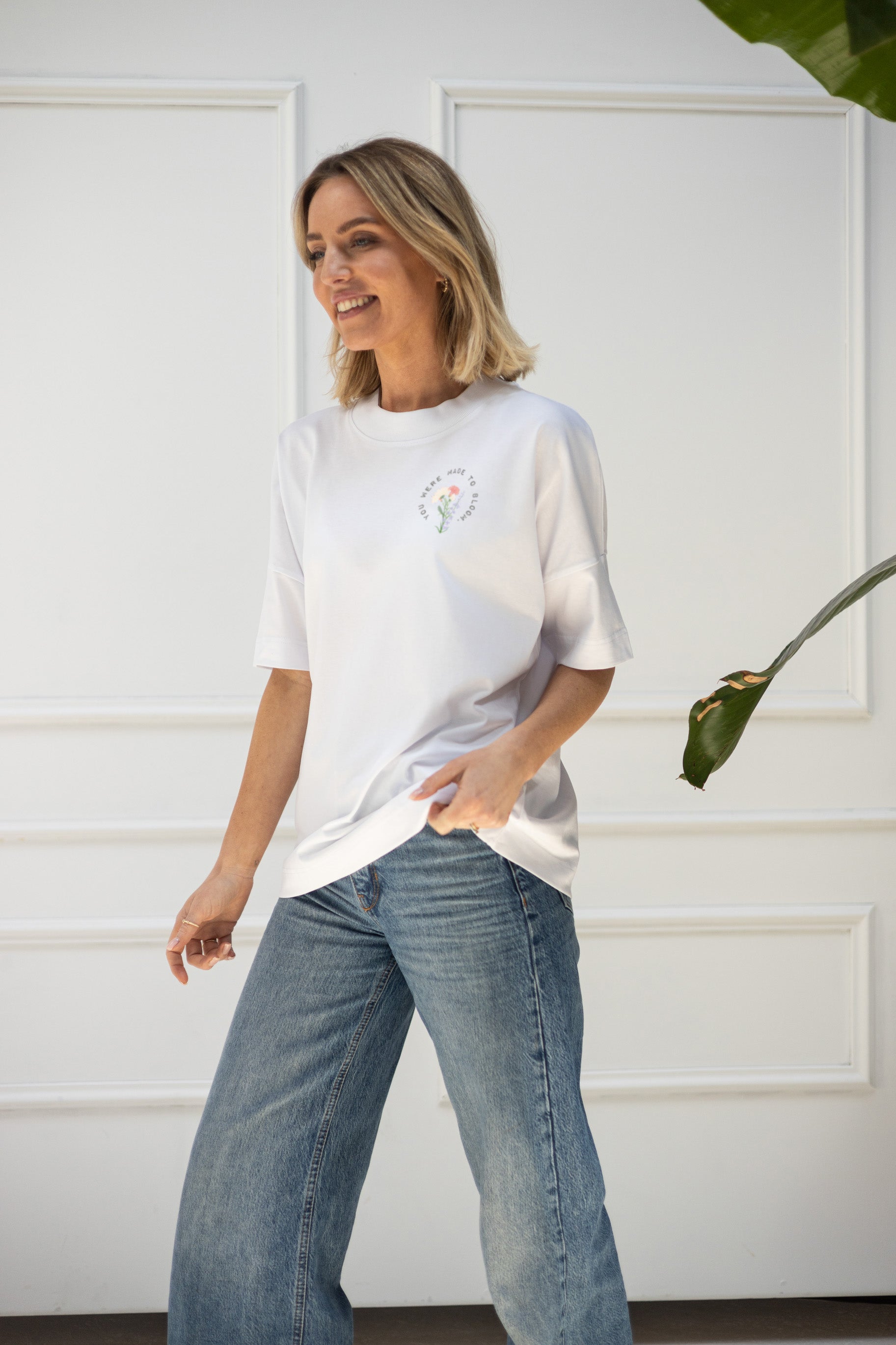 T-Shirt (Oversized) "Birthflowers"