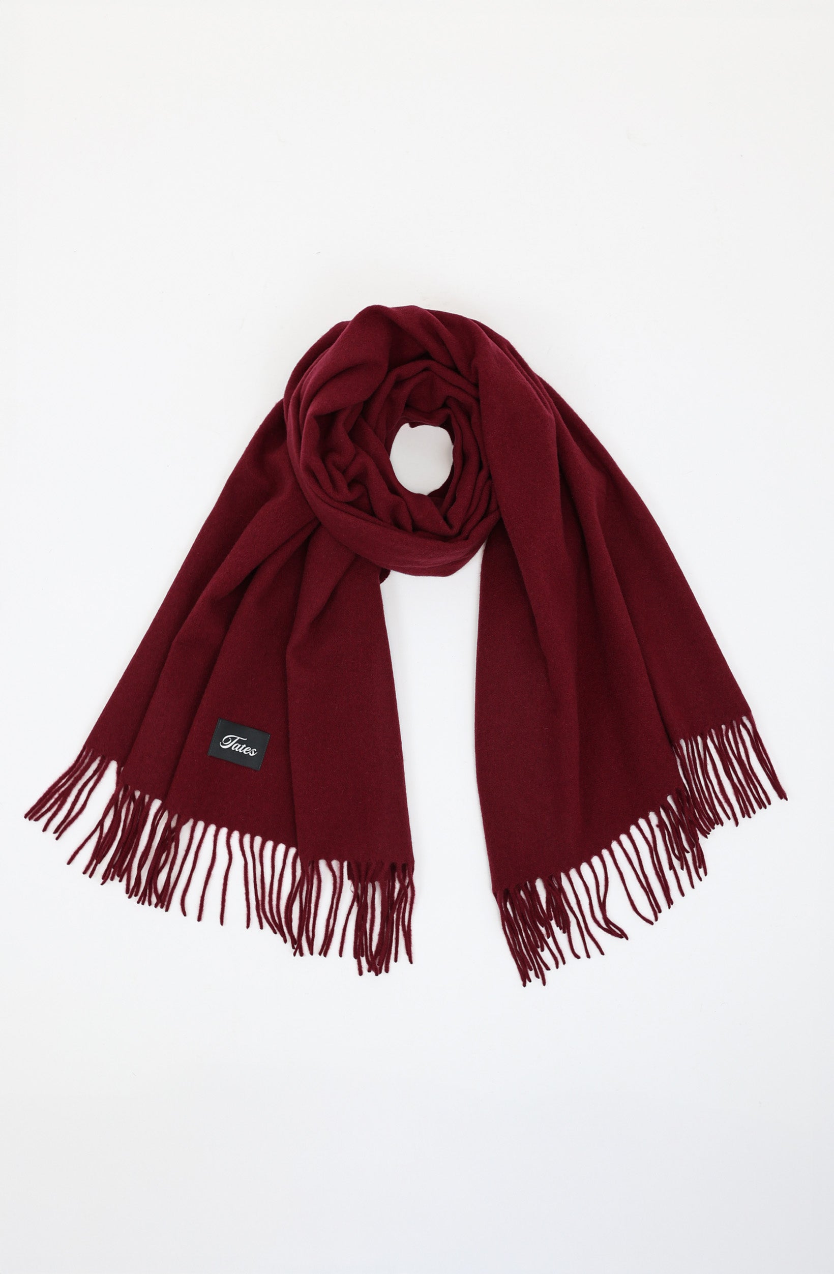 Wollschal - Burgundy