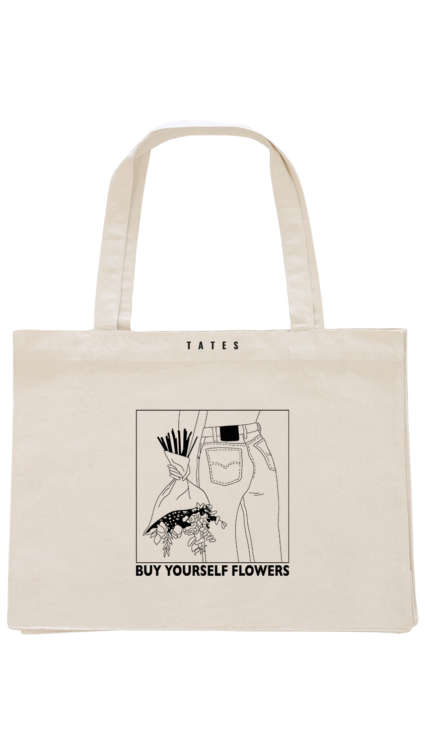 Shopping bag "Buy yourself flowers"