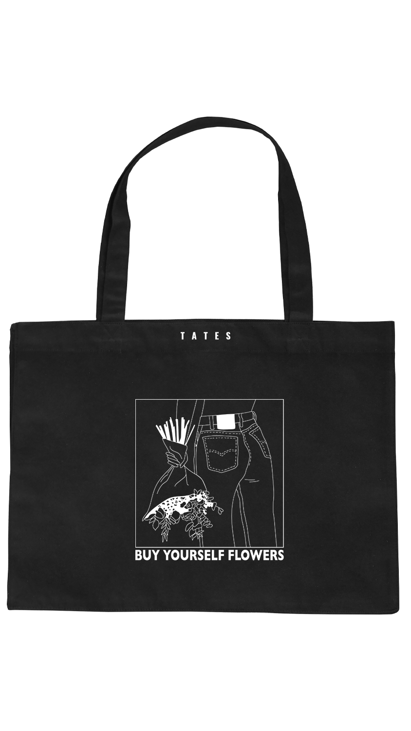 Shopping bag "Buy yourself flowers"