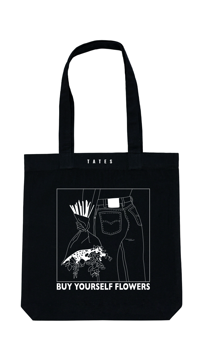 Tote bag "Buy yourself flowers"