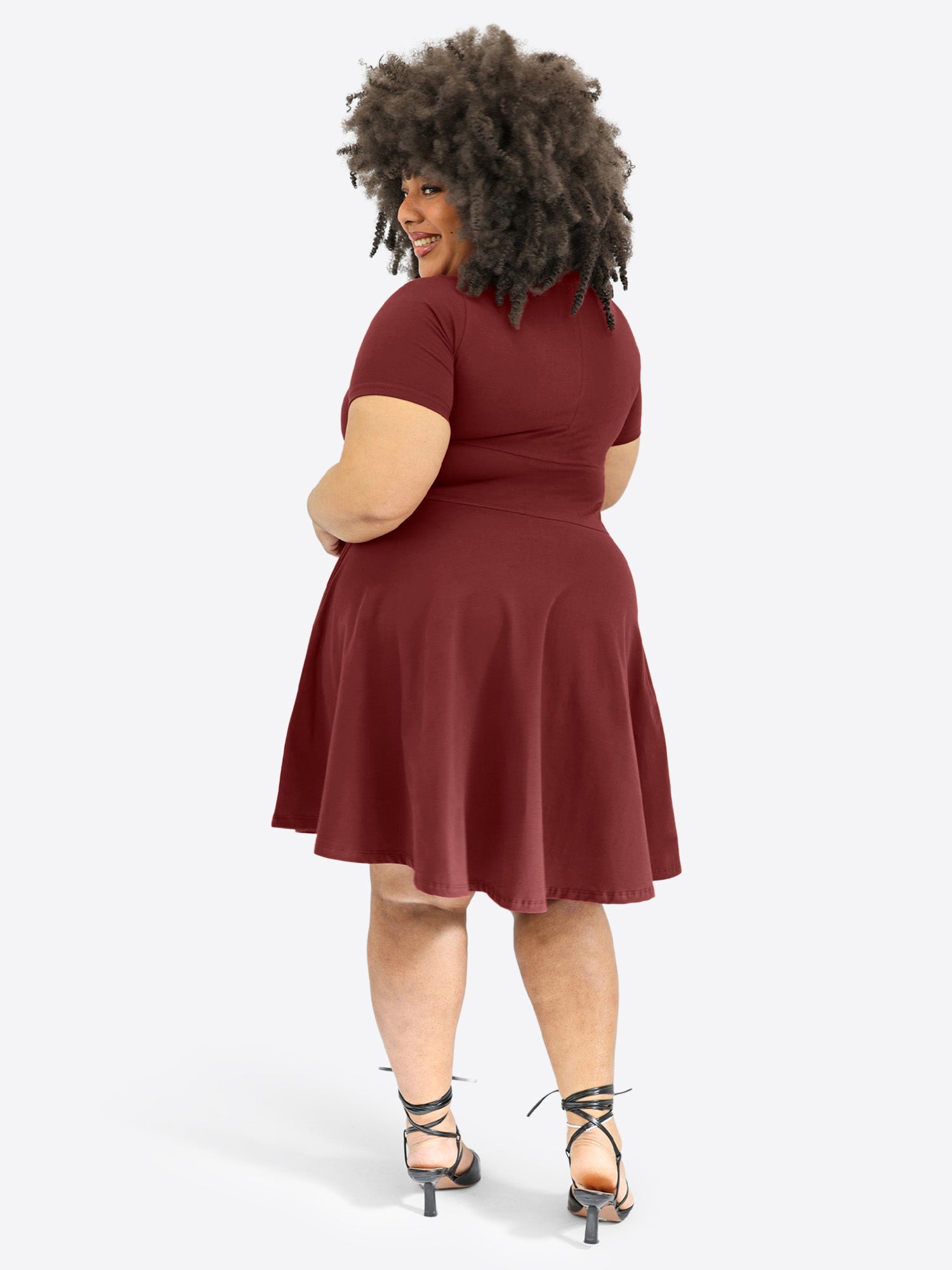 Classic Skort Kleid - Bordeaux